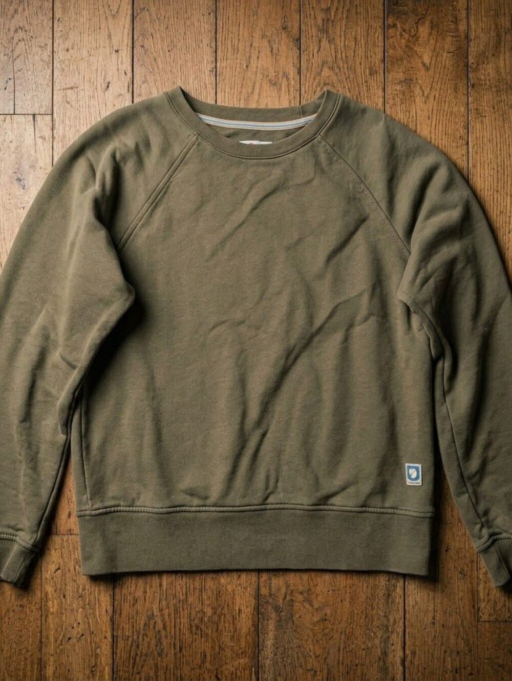 Fjallraven Greenland Sweatshirt Womens L Olive Green Gorpcore Granola Girl